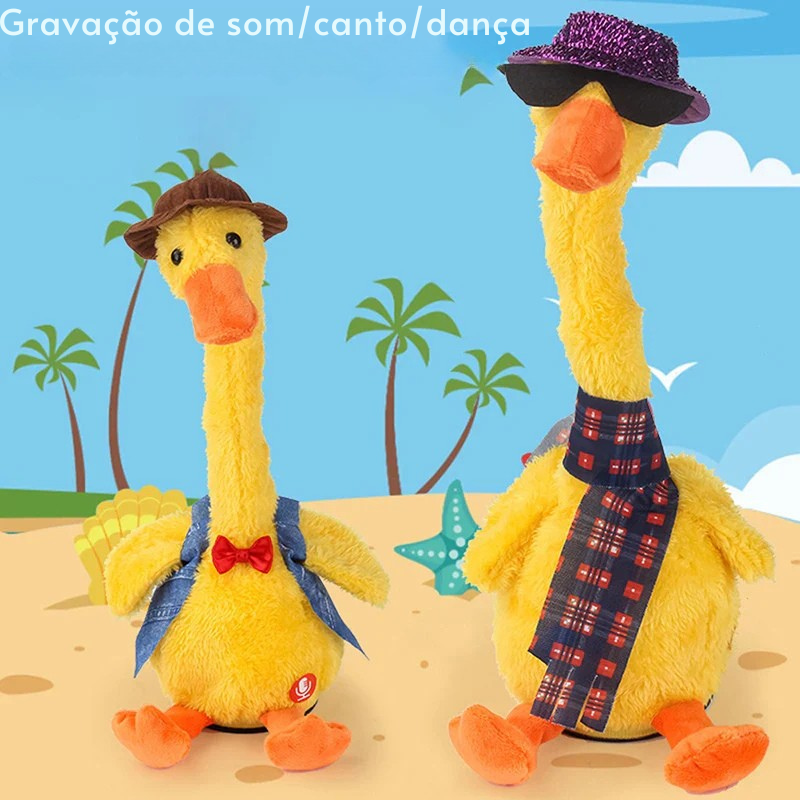 🦆✨ PatoMágico™ – O companheiro ideal para bebés! Canta, dança e repete tudo para despertar e divertir os mais pequeninos. 🎶💛